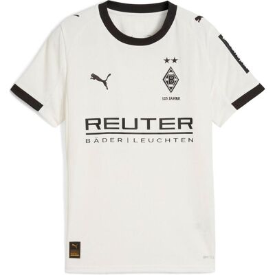Puma Jungen, Fussballtrikot, BMG Home Jersey Replica Jr (176), Weiss, Schwarz, 176 Puma Jungen, Fussballtrikot, BMG Home Jersey Replica Jr (176), Weiss, Schwarz, 176