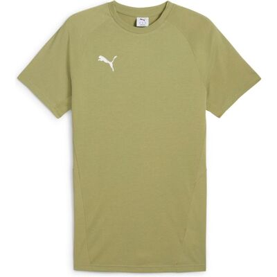 Puma Herren, Sportshirt, teamEVOSTRIPE Tee (XXL), Grün, Weiss, Silber, XXL Puma Herren, Sportshirt, teamEVOSTRIPE Tee (XXL), Grün, Weiss, Silber, XXL