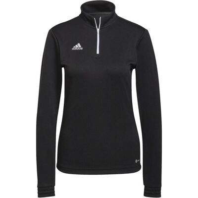Adidas Damen, Sportshirt, Entrada 22 Trainingspullover Damen (L), Schwarz, L Adidas Damen, Sportshirt, Entrada 22 Trainingspullover Damen (L), Schwarz, L