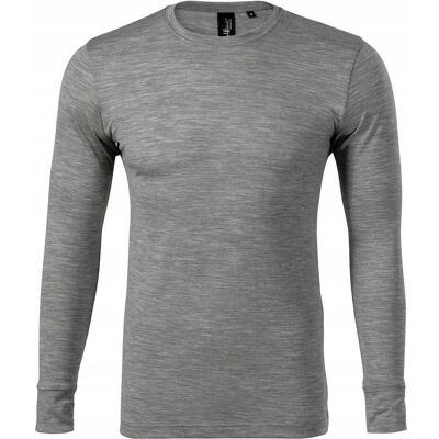 Malfini, Herren, Funktionsshirt, Premium Merino Rise TShirt Langärmlig (XXL), Grau Malfini, Herren, Funktionsshirt, Premium Merino Rise TShirt Langärmlig (XXL), Grau