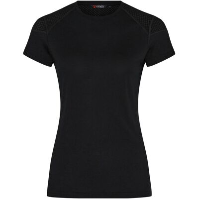Catago, Damen, Funktionsshirt, May SS Merino T-shirt sort M (M), Schwarz, M Catago, Damen, Funktionsshirt, May SS Merino T-shirt sort M (M), Schwarz, M