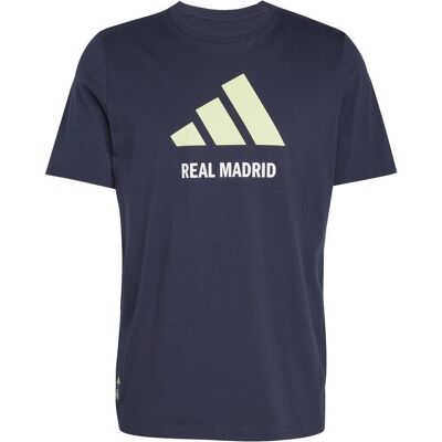 Adidas Herren, Sportshirt, Real Madrid Saisonales Grafik-T-Shirt für Herren (M), Blau, M Adidas Herren, Sportshirt, Real Madrid Saisonales Grafik-T-Shirt für Herren (M), Blau, M