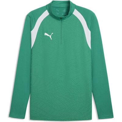 Puma Herren, Sportshirt, teamFINAL26 Training 1/4 Zip Top (L), Weiss, Grün, L Puma Herren, Sportshirt, teamFINAL26 Training 1/4 Zip Top (L), Weiss, Grün, L