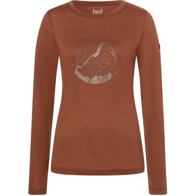 Super Natural, Damen, Funktionsshirt, Mountain Mandala Tree (M), Braun, M Super Natural, Damen, Funktionsshirt, Mountain Mandala Tree (M), Braun, M