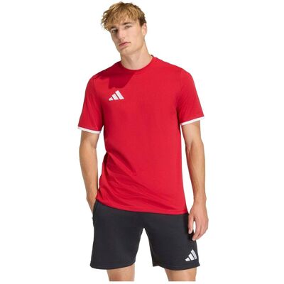 Adidas Herren, Sportshirt, rotes Herren-Entrada-T-Shirt (M), Rot, M Adidas Herren, Sportshirt, rotes Herren-Entrada-T-Shirt (M), Rot, M