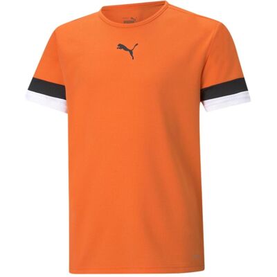 Puma Jungen, Sportshirt, teamRISE Jersey Jr-704938 (140), Orange, 140 Puma Jungen, Sportshirt, teamRISE Jersey Jr-704938 (140), Orange, 140
