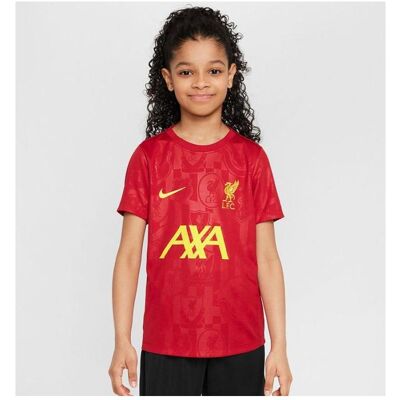 Nike Liverpool Academy Pro Pre-Match-Shirt 2024/25 - Rot & Grün - Kinder LB 75/81cm Nike Liverpool Academy Pro Pre-Match-Shirt 2024/25 - Rot & Grün - Kinder LB 75/81cm