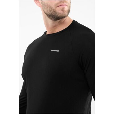 Viking Herren, Funktionsshirt, Andali Man Merino Herren Langarmshirt Schwarz (L), Schwarz, L Viking Herren, Funktionsshirt, Andali Man Merino Herren Langarmshirt Schwarz (L), Schwarz, L