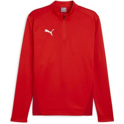 Puma Unisex, Sportshirt, teamGOAL Training 1/4 Zip Top (M), Rot, M Puma Unisex, Sportshirt, teamGOAL Training 1/4 Zip Top (M), Rot, M