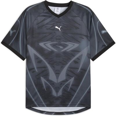 Damen, Sportshirt, PUMATECH-X AOP Relaxed Football Jersey (XS), Schwarz, XS Damen, Sportshirt, PUMATECH-X AOP Relaxed Football Jersey (XS), Schwarz, XS