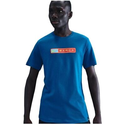 Nike, Herren, Fussballtrikot, FC Barcelona Original T-Shirt (M), Blau, M Nike, Herren, Fussballtrikot, FC Barcelona Original T-Shirt (M), Blau, M