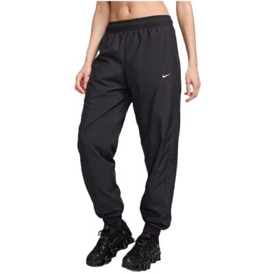Nike, Damen, Sporthose, Klassische Damen-Sporthose aus Webstoff (M), Weiss, Schwarz Nike, Damen, Sporthose, Klassische Damen-Sporthose aus Webstoff (M), Weiss, Schwarz