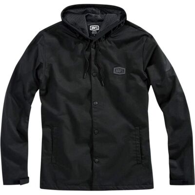 100%, Herren, Velojacke, Apache Hooded Snap Woodland (M), Schwarz, M 100%, Herren, Velojacke, Apache Hooded Snap Woodland (M), Schwarz, M