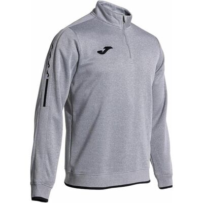 Joma, Herren, Sportshirt, Sudadera Olympia-Sweatshirt (L), Schwarz, Grau, L Joma, Herren, Sportshirt, Sudadera Olympia-Sweatshirt (L), Schwarz, Grau, L