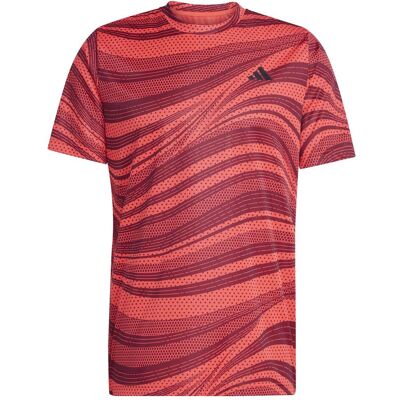 Adidas Herren, Sportshirt, Club Graph (L), Rot, L Adidas Herren, Sportshirt, Club Graph (L), Rot, L