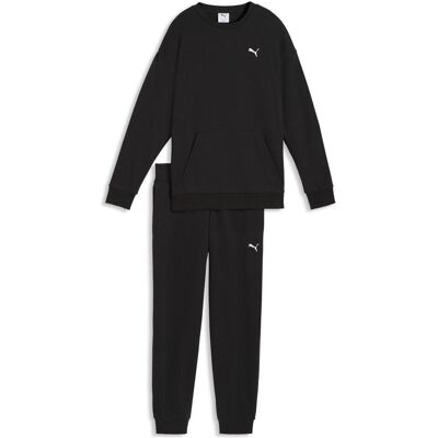 Puma Damen, Trainingsjacken, Relaxed Sweat Suit TR cl (L), Schwarz, L Puma Damen, Trainingsjacken, Relaxed Sweat Suit TR cl (L), Schwarz, L