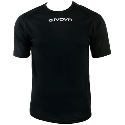 Givova, Herren, Sportshirt, trikot one (L), Schwarz, L Givova, Herren, Sportshirt, trikot one (L), Schwarz, L