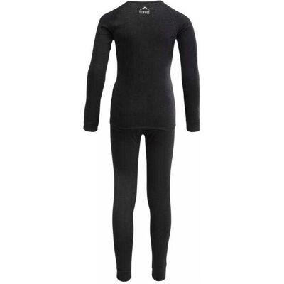 Elbrus, Unisex, Funktionsunterhose, Melor Merino Set Tg Jr Thermounterwäsche-Set (158), Rosa, Schwarz, 158 Elbrus, Unisex, Funktionsunterhose, Melor Merino Set Tg Jr Thermounterwäsche-Set (158), Rosa, Schwarz, 158
