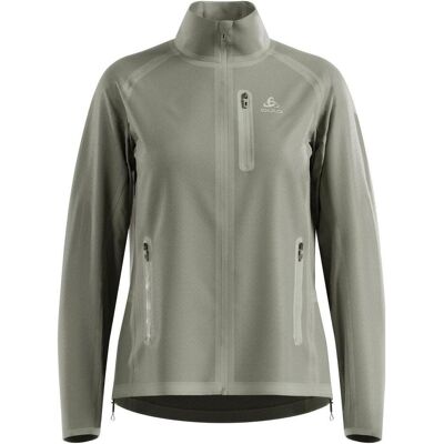 Odlo, Damen, Langlaufjacke, Isolierte und wasserdichte Zeroweight Dual Dry Langlaufjacke (L), Schwarz, L Odlo, Damen, Langlaufjacke, Isolierte und wasserdichte Zeroweight Dual Dry Langlaufjacke (L), Schwarz, L