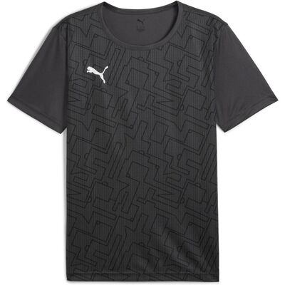 Puma Herren, Sportshirt, individualRISE Graphic Jersey (XL), Grau, Schwarz, XL Puma Herren, Sportshirt, individualRISE Graphic Jersey (XL), Grau, Schwarz, XL