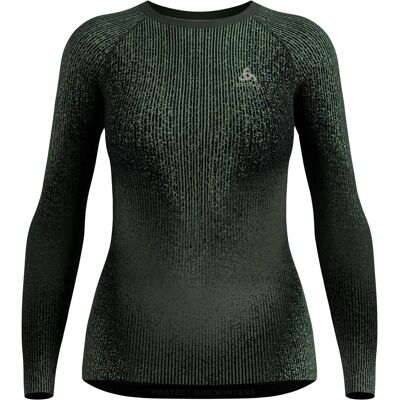 Odlo, Damen, Funktionsshirt, Blackcomb Base Layer Langarmshirt (M), Grün, M Odlo, Damen, Funktionsshirt, Blackcomb Base Layer Langarmshirt (M), Grün, M