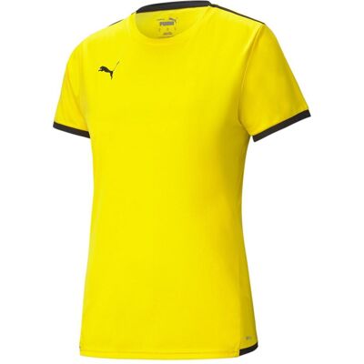 Puma Damen, Sportshirt, teamLIGA Jersey W (XS), Gelb, XS Puma Damen, Sportshirt, teamLIGA Jersey W (XS), Gelb, XS
