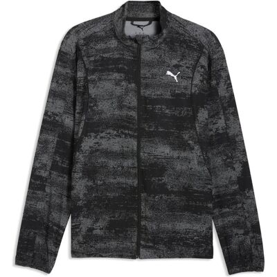 Puma Herren, Laufjacke, M Run Velocity Aop Woven Jacket (L), Schwarz, L Puma Herren, Laufjacke, M Run Velocity Aop Woven Jacket (L), Schwarz, L
