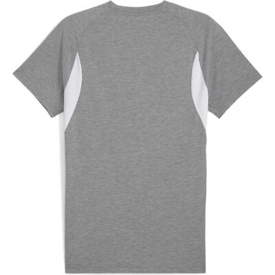 Puma Herren, Sportshirt, teamEVOSTRIPE Tee (3XL), Grau, 3XL Puma Herren, Sportshirt, teamEVOSTRIPE Tee (3XL), Grau, 3XL