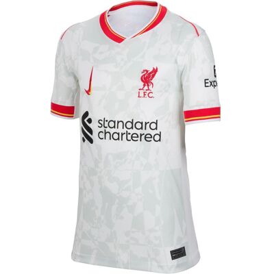 Nike Liverpool Drittes Trikot Kinder Weiß 69/75cm - Fußballtrikot Nike Liverpool Drittes Trikot Kinder Weiß 69/75cm - Fußballtrikot