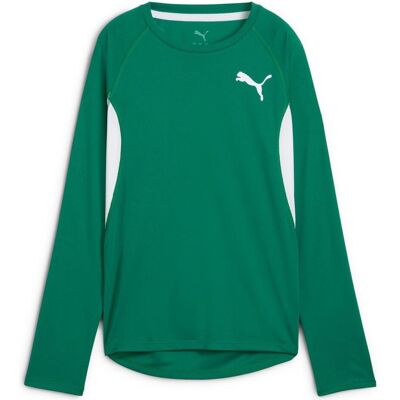 Puma Herren Sportshirt - Langarm Grün XS Puma Herren Sportshirt - Langarm Grün XS