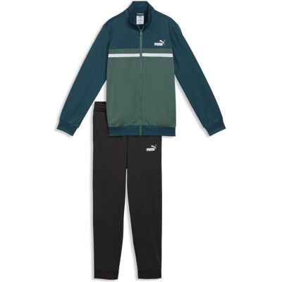 Puma Trainingsjacken, Poly Colorblock Suit B (164), Blau, 164 Puma Trainingsjacken, Poly Colorblock Suit B (164), Blau, 164