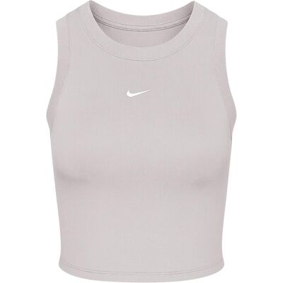 Nike, Damen, Sportshirt, Sportswear Essentials Rib Crop Tanktop - 201215 (L), Beige, L Nike, Damen, Sportshirt, Sportswear Essentials Rib Crop Tanktop - 201215 (L), Beige, L