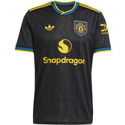 Adidas Herren, Fussballtrikot, Ausweichtrikot von Manchester United (L), Schwarz, Gelb, Mehrfarbig, L Adidas Herren, Fussballtrikot, Ausweichtrikot von Manchester United (L), Schwarz, Gelb, Mehrfarbig, L