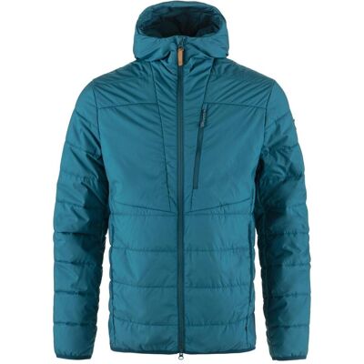 Fjällräven, Herren, Outdoorjacken, Keb Padded Hoodie (S), Blau, S Fjällräven, Herren, Outdoorjacken, Keb Padded Hoodie (S), Blau, S