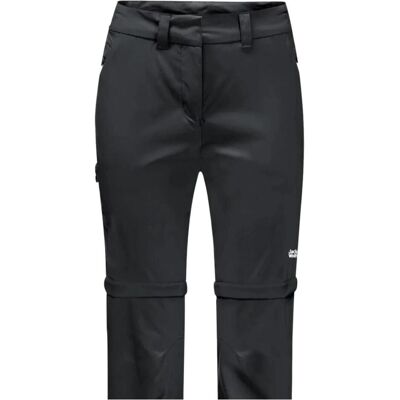 Jack Wolfskin, Damen, Outdoorhose, Overland Zip Away (40), Schwarz Jack Wolfskin, Damen, Outdoorhose, Overland Zip Away (40), Schwarz