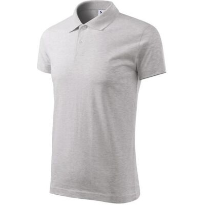 Malfini, Herren, Funktionsshirt, Single J. M MLI-20203 light gray melange polo shirt (XXL), Grau, Silber, XXL Malfini, Herren, Funktionsshirt, Single J. M MLI-20203 light gray melange polo shirt (XXL), Grau, Silber, XXL