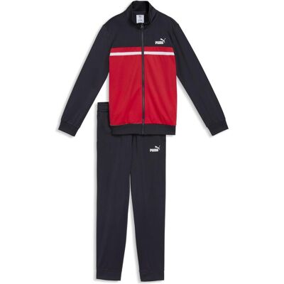 Puma Jungen, Trainingsjacken, Poly Colorblock Suit B (164), Blau, 164 Puma Jungen, Trainingsjacken, Poly Colorblock Suit B (164), Blau, 164