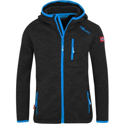 Trollkids, Unisex, Outdoorjacken, Jondalen XT (104), Grau, 104 Trollkids, Unisex, Outdoorjacken, Jondalen XT (104), Grau, 104