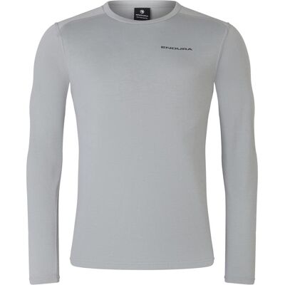 Endura XL Dreich Grau Langarm Technik T-Shirt Endura XL Dreich Grau Langarm Technik T-Shirt