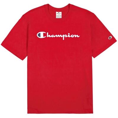 Champion, Herren, Sportshirt, Koszulka męska SS Tee czerwona 220256 RS054 S (S), Rot, S Champion, Herren, Sportshirt, Koszulka męska SS Tee czerwona 220256 RS054 S (S), Rot, S