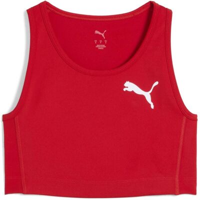 Puma Damen, Sportshirt, W Cross The Line Crop Top 3.0 (M), Rot, M Puma Damen, Sportshirt, W Cross The Line Crop Top 3.0 (M), Rot, M