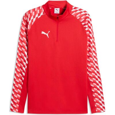 Puma Herren, Trainingsjacken, teamLIGA26 Training 1/4 Zip Top (L), Rot, Weiss, L Puma Herren, Trainingsjacken, teamLIGA26 Training 1/4 Zip Top (L), Rot, Weiss, L