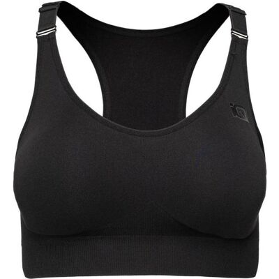 IQ, Sport-BH, Stanik biustonosz sportowy treningowy do ćwiczeń fitness Carmen II rozmiar XS (XS), Schwarz IQ, Sport-BH, Stanik biustonosz sportowy treningowy do ćwiczeń fitness Carmen II rozmiar XS (XS), Schwarz