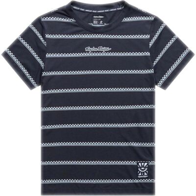 Troy Lee Designs, Damen, Velotrikot, Womens Lilium Ride SS Tee, Checked Out, carbon, S (S), Schwarz, Grau, S Troy Lee Designs, Damen, Velotrikot, Womens Lilium Ride SS Tee, Checked Out, carbon, S (S), Schwarz, Grau, S