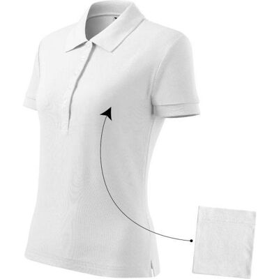 Malfini, Damen, Shirts, Cotton W MLI-21300 white polo shirt, Weiss, (S) Malfini, Damen, Shirts, Cotton W MLI-21300 white polo shirt, Weiss, (S)