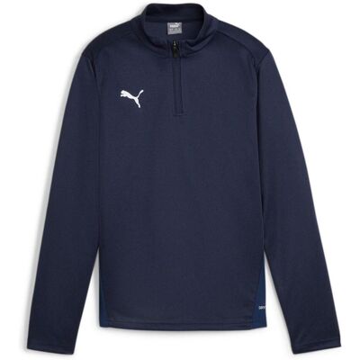 Puma Jungen, Sportshirt, teamGOAL Training 1/4 Zip Top Jr (116, XS), Blau, XS, 116 Puma Jungen, Sportshirt, teamGOAL Training 1/4 Zip Top Jr (116, XS), Blau, XS, 116
