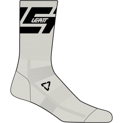 Leatt, Sportsocken, MTB Endurance Socks cream white SM (38 - 42), Weiss Leatt, Sportsocken, MTB Endurance Socks cream white SM (38 - 42), Weiss