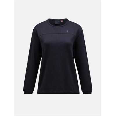 Peak Performance, Damen, Pullover, W Trail Polartec Crew Sweatshirt Schwarz, Schwarz, (M) Peak Performance, Damen, Pullover, W Trail Polartec Crew Sweatshirt Schwarz, Schwarz, (M)