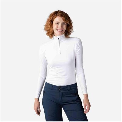 Rossignol Classic Half Zip Damen Weiß Ski Basisschicht Rossignol Classic Half Zip Damen Weiß Ski Basisschicht