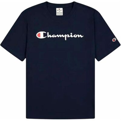 Champion, Herren, Sportshirt, Koszulka męska SS Tee granatowa 220256 BS501 L (L), Blau, L Champion, Herren, Sportshirt, Koszulka męska SS Tee granatowa 220256 BS501 L (L), Blau, L